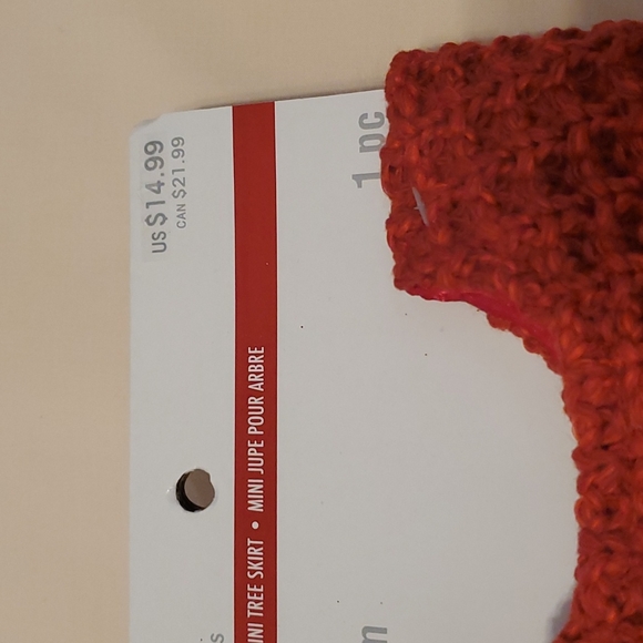 Mini Tree Skirt Red/White - Picture 3 of 7